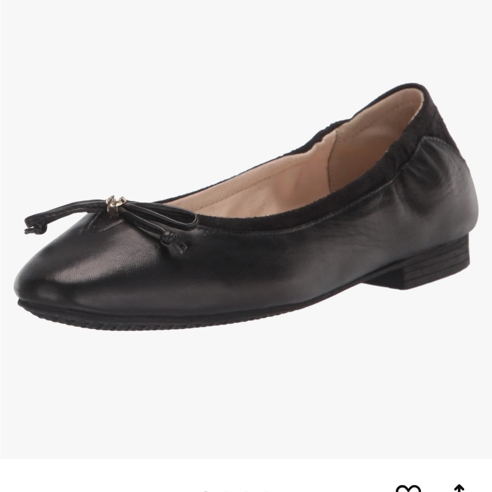 Cole Haan/ Keira Leather Ballet Flat Black 7 NEW
